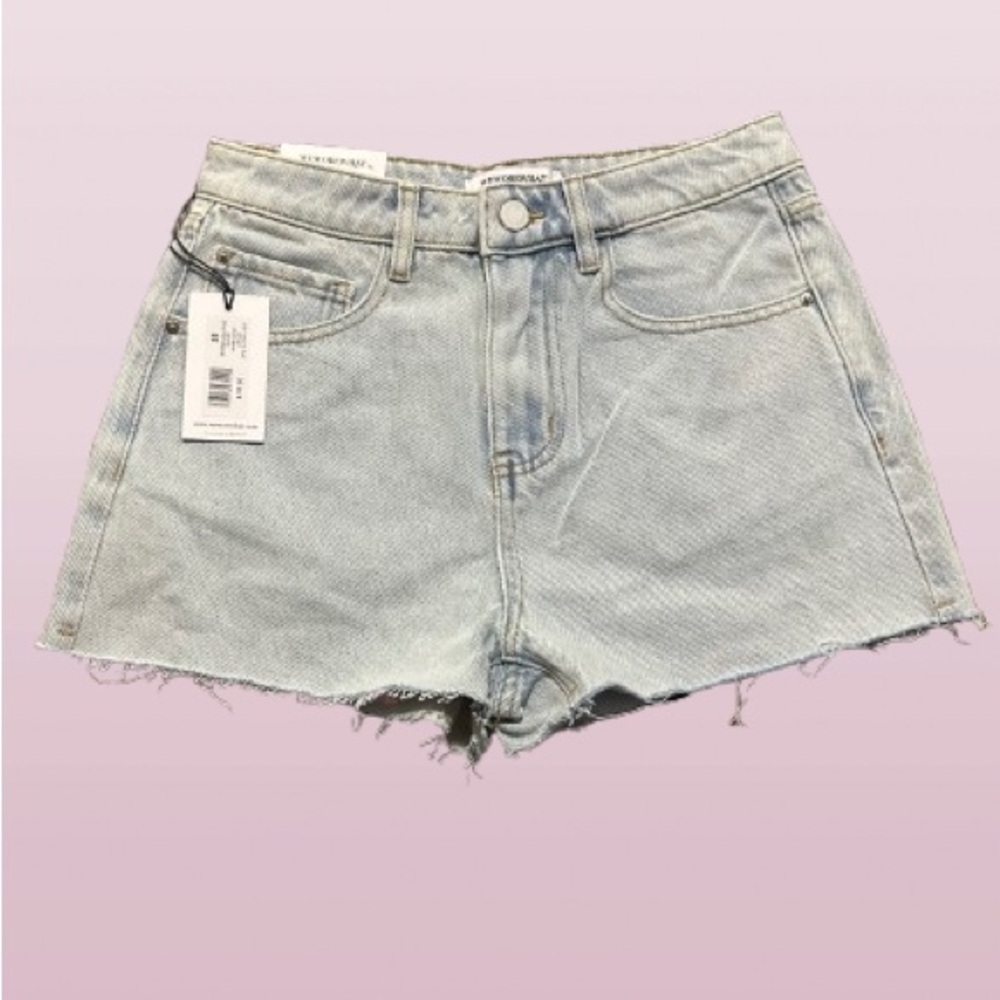 Women's Light Blue Denim Shorts